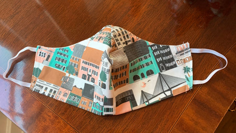 Mask-Face Covering-Charleston City scape Limited addition